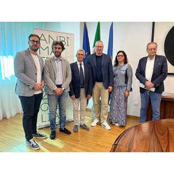 Foto di gruppo al termine della conferenza stampa di presentazione dalla 46a rassegna bandistica regionale - Foto di gruppo al termine della conferenza stampa di presentazione dalla 46a rassegna bandistica regionale