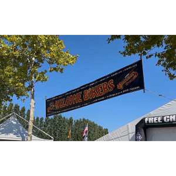 Il banner con il motto della Italian bike week - Il banner con il motto della Italian bike week