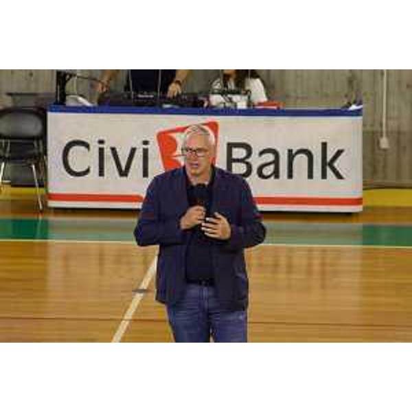 Il presidente del Cr, Mauro Bordin a San Giorgio di Nogaro - Il presidente del Cr, Mauro Bordin a San Giorgio di Nogaro