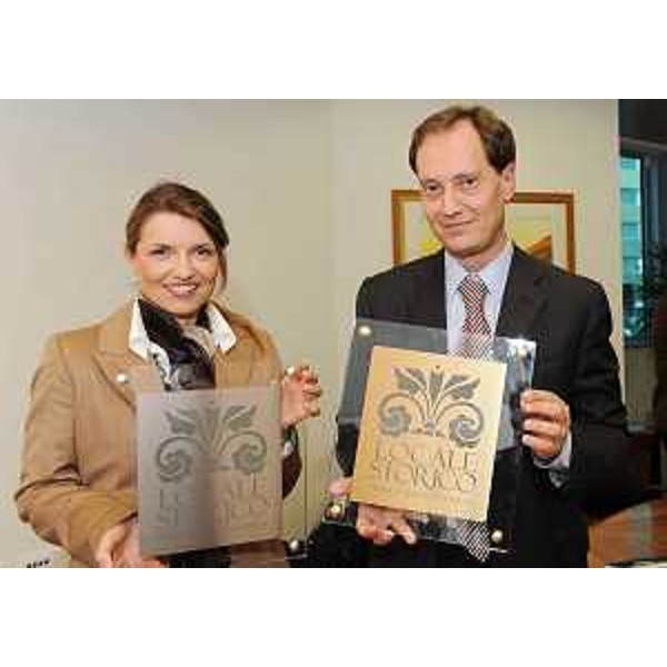 Luca Ciriani (Vicepresidente FVG e Assessore regionale Attività produttive) alla presentazione delle targhe per la definizione di 'Locale storico del Friuli Venezia Giulia', a Udine. (Udine 02/03/09)