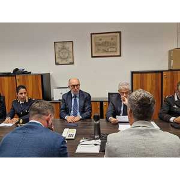 Riccardi con i sindaci della Val But - Riccardi con i sindaci della Val But