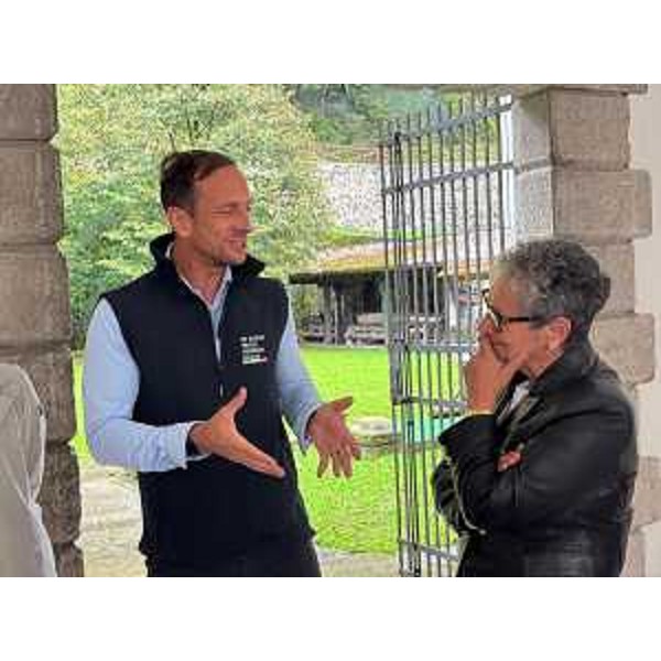 Il governatore del Friuli Venezia Giulia Massimiliano Fedriga e la presidente Bubisutti. - Il governatore del Friuli Venezia Giulia Massimiliano Fedriga e la presidente Bubisutti.