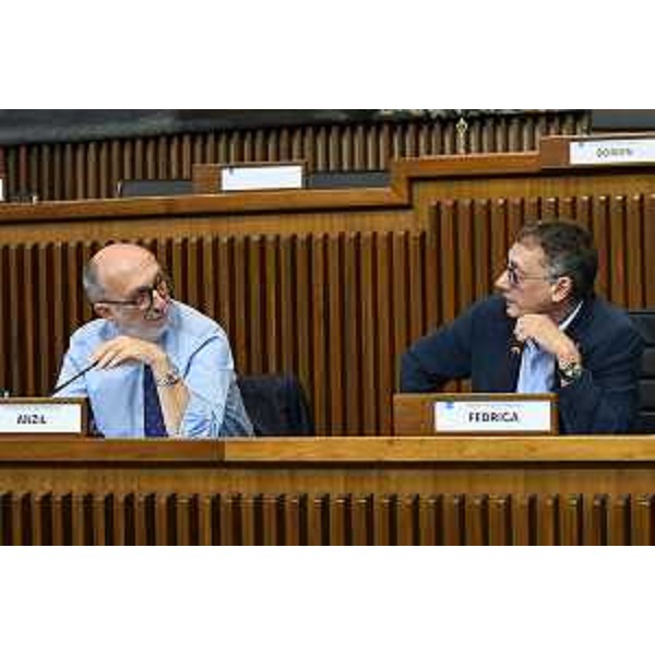 Da sinistra l'assessore alla Salute, Riccardo Riccardi ,e il presidente della III Commissione, Carlo Bolzonello (Fp) - Da sinistra l'assessore alla Salute, Riccardo Riccardi ,e il presidente della III Commissione, Carlo Bolzonello (Fp)