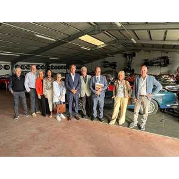 Foto di gruppo nel comprensorio museale intitolato a Gino Tonutti - Foto di gruppo nel comprensorio museale intitolato a Gino Tonutti