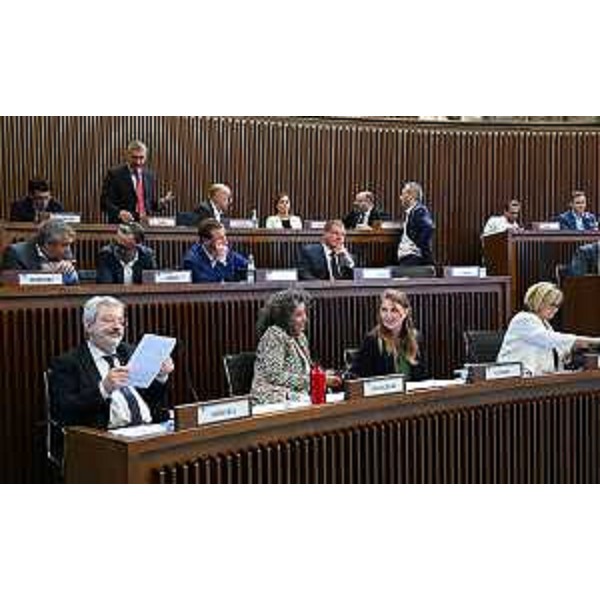 I consiglieri regionali delle Opposizioni in Aula - I consiglieri regionali delle Opposizioni in Aula