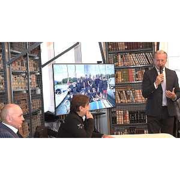 L'assessore Scoccimarro nel corso del suo intervento - L'assessore Scoccimarro nel corso del suo intervento