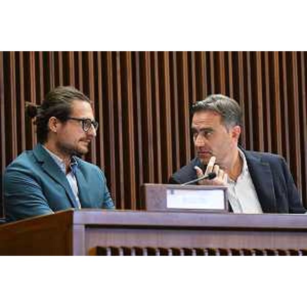 Da destra: Massimo Moretuzzo e Enrico Bullian (Patto per l'Autonomia-Civica Fvg) - Da destra: Massimo Moretuzzo e Enrico Bullian (Patto per l'Autonomia-Civica Fvg)