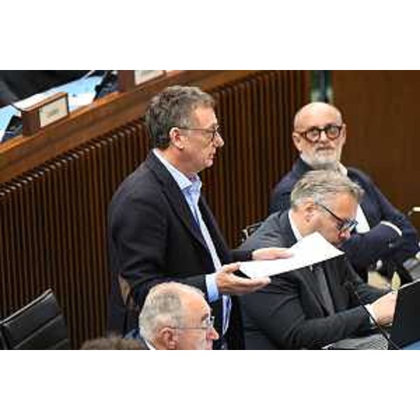 Carlo Bolzonello (Fp) accanto ai colleghi del gruppo Fedriga presidente - Carlo Bolzonello (Fp) accanto ai colleghi del gruppo Fedriga presidente