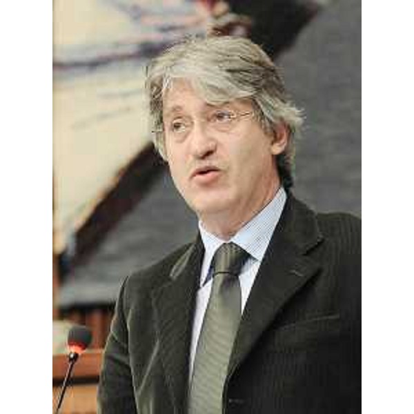 Renzo Tondo (Presidente Friuli Venezia Giulia) nell'aula del Consiglio regionale a Trieste. (Trieste 05/03/09)