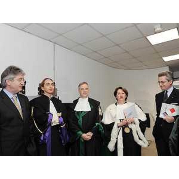Renzo Tondo (Presidente Friuli Venezia Giulia) nel corso dell'inaugurazione dell'Anno Accademico 2008-09 all'Università di Udine. (Udine 09/03/09)