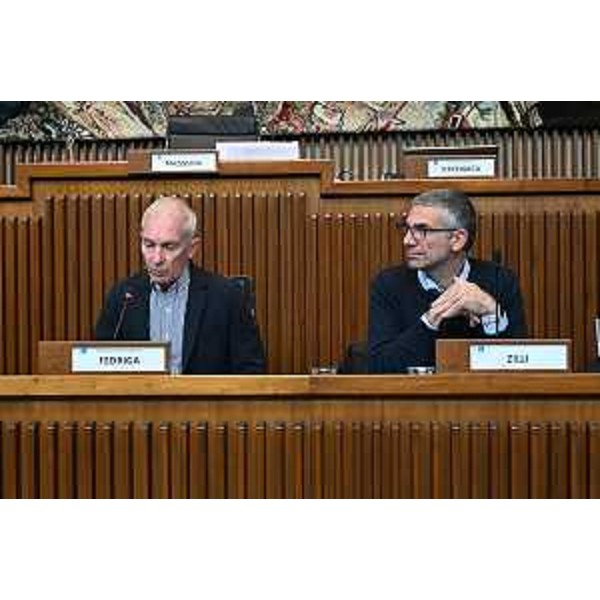 Il presidente della VI Commissione, Roberto Novelli (FI), e l'assessore Pierpaolo Roberti - Il presidente della VI Commissione, Roberto Novelli (FI), e l'assessore Pierpaolo Roberti