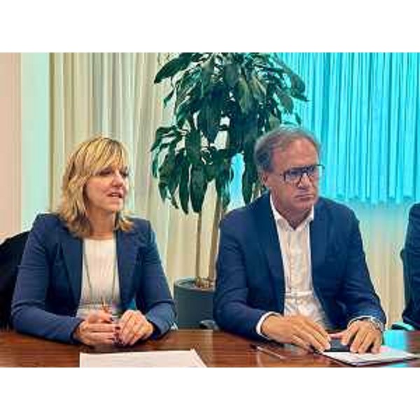 I consiglieri regionali Lucia Buna e Mauro Di Bert - I consiglieri regionali Lucia Buna e Mauro Di Bert