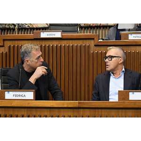 Il presidente della II Commissione, Stefano Balloch (FdI), e l'assessore regionale Sergio Emidio Bini - Il presidente della II Commissione, Stefano Balloch (FdI), e l'assessore regionale Sergio Emidio Bini