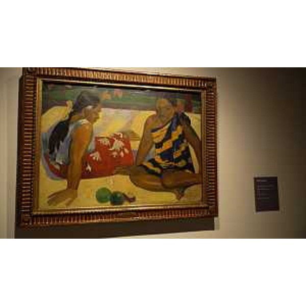 Una delle opere che compongono la mostra "Confini. Da Gauguin a Hopper", allestita a Villa Manin di Passariano. - Una delle opere che compongono la mostra "Confini. Da Gauguin a Hopper", allestita a Villa Manin di Passariano.