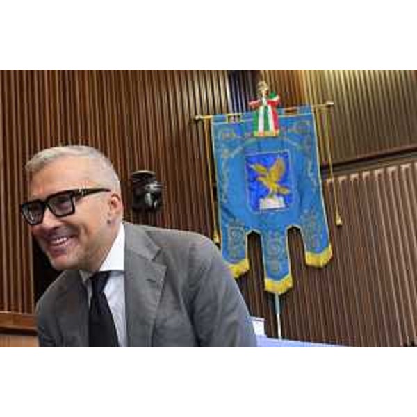 L'assessore Bini durante la seduta del Consiglio regionale - L'assessore Bini durante la seduta del Consiglio regionale