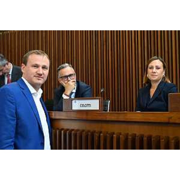 Massimiliano Pozzo, Massimo Mentil e Manuela Celotti (Pd) - Massimiliano Pozzo, Massimo Mentil e Manuela Celotti (Pd)