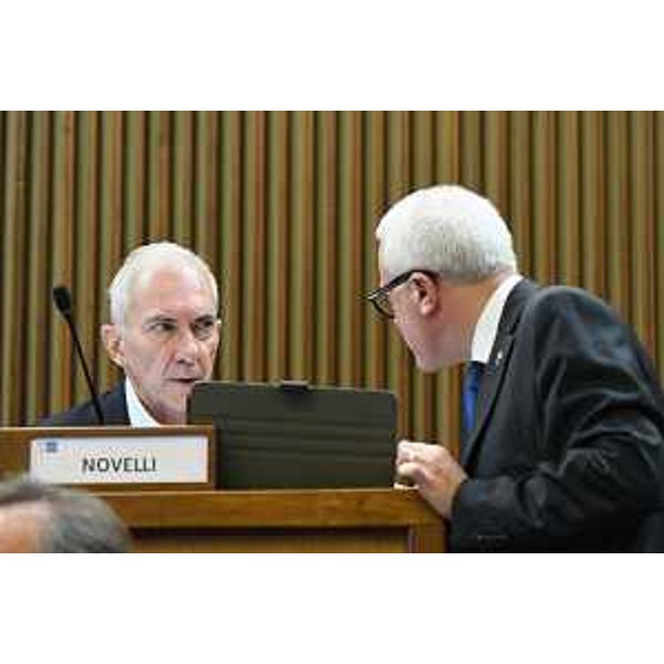 Da sinistra Roberto Novelli e Andrea Cabibbo (Forza Italia) - Da sinistra Roberto Novelli e Andrea Cabibbo (Forza Italia)