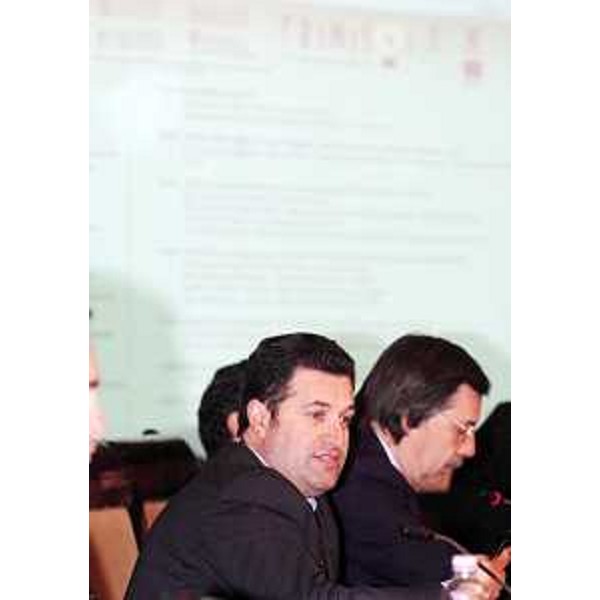 Iacop (Assessore regionale Autonomie locali) al convegno "Le autonomie e l'attuazione del diritto comunitario: quali forme di coordinamento tra i livelli di governo?", a Gorizia. (Gorizia 11/02/05)