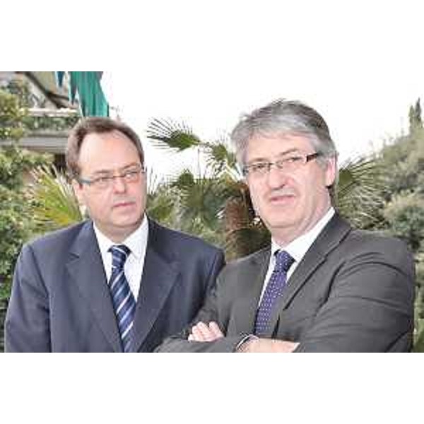 Tomislav Vidosevic (Ambasciatore Croazia a Roma) e Renzo Tondo (Presidente Friuli Venezia Giulia) a Roma. (Roma 19/03/09)