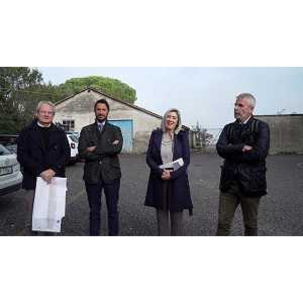 L'intervento dell'assessore regionale Cristina Amirante durante la cerimonia di avvio dei lavori - L'intervento dell'assessore regionale Cristina Amirante durante la cerimonia di avvio dei lavori