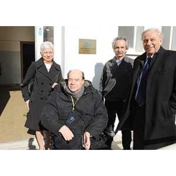 Vladimir Kosic (Assessore regionale Salute e Protezione sociale) ed Ettore Romoli (Sindaco Gorizia) nel corso della giornata di visita al Distretto sanitario di Gorizia. (Gorizia 20/03/09)