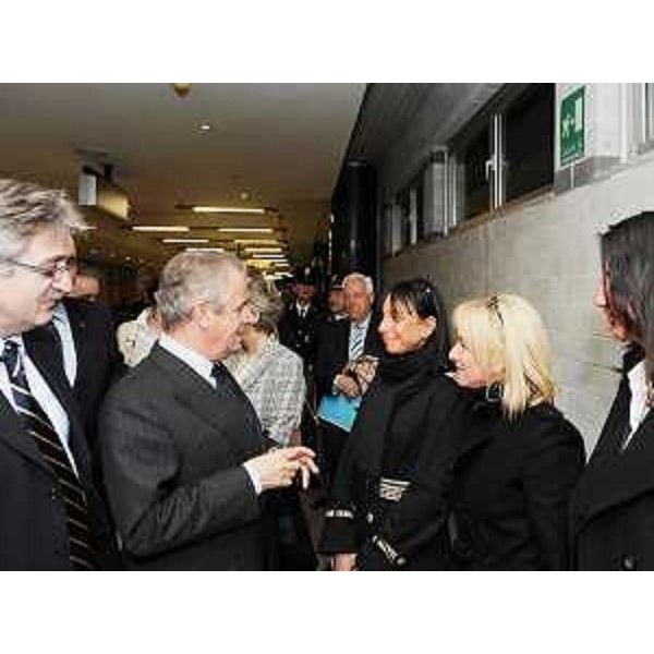 Renzo Tondo (Presidente Friuli Venezia Giulia) e Claudio Scajola (Ministro Sviluppo economico) a Udine. (Udine 20/03/09)
