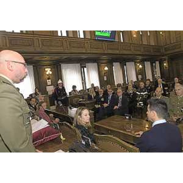 Fasi della cermonia di conferimento della cittadinanza onoraria di Trieste al Comando militare Esercito Friuli Venezia Giulia - Fasi della cermonia di conferimento della cittadinanza onoraria di Trieste al Comando militare Esercito Friuli Venezia Giulia