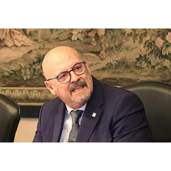 L'assessore Callari durante l'odierna riunione di Giunta - L'assessore Callari durante l'odierna riunione di Giunta