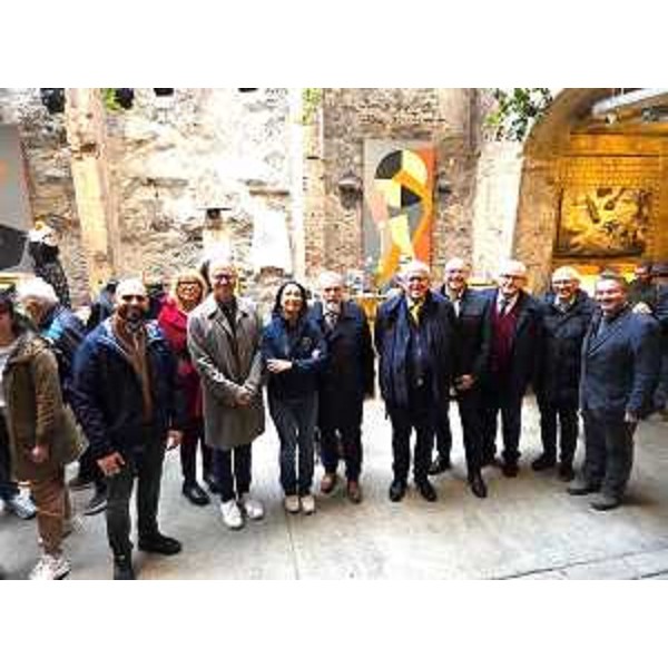 Foto di gruppo, a destra il consigliere regionale di Fp Diego Bernardis - Foto di gruppo, a destra il consigliere regionale di Fp Diego Bernardis