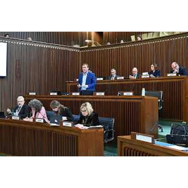 I banchi delle Opposizioni in Aula - I banchi delle Opposizioni in Aula