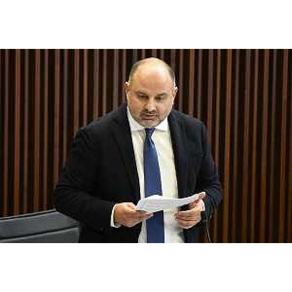 Il capogruppo del Pd, Diego Moretti - Il capogruppo del Pd, Diego Moretti