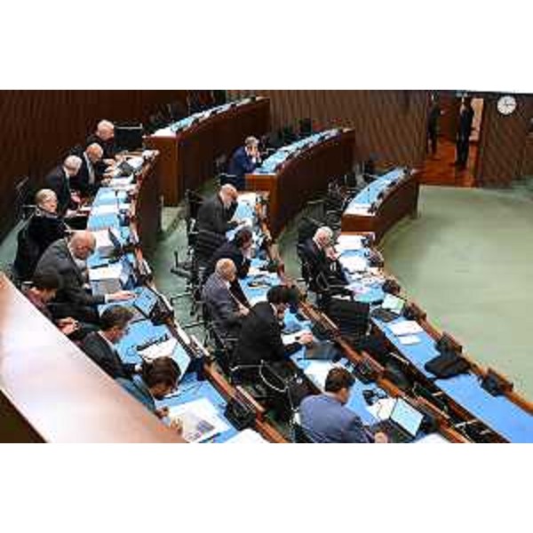 I lavori dell'Aula durante l'esame del ddl 59 - I lavori dell'Aula durante l'esame del ddl 59