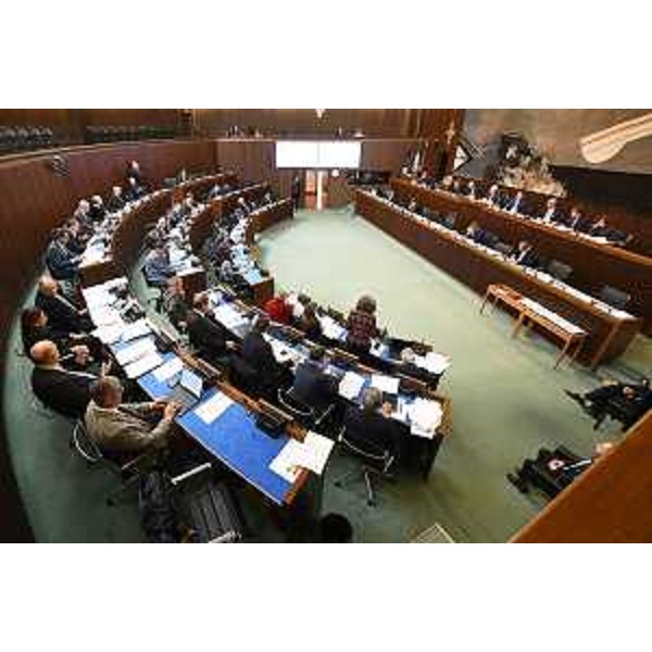 I lavori dell'Aula durante la discuzzione del ddl 59 - I lavori dell'Aula durante la discuzzione del ddl 59