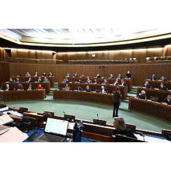 Un momento dei lavori dell'Aula - Un momento dei lavori dell'Aula