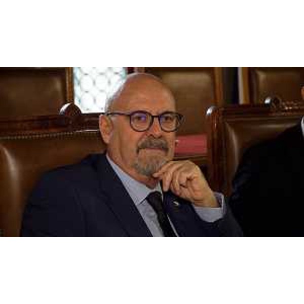 L'assessore regionale al Patrimonio Sebastiano Callari nell'aula municipale di San Vito al Tagliamento - L'assessore regionale al Patrimonio Sebastiano Callari nell'aula municipale di San Vito al Tagliamento