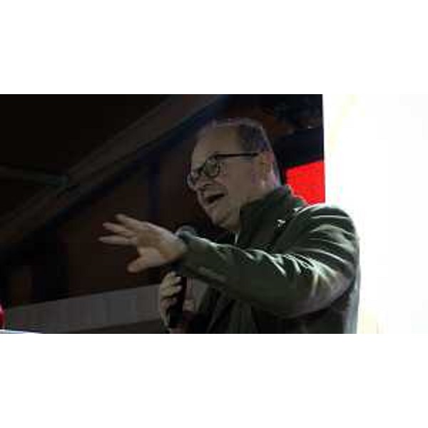 Il vicegovernatore Mario Anzil all'apertura ufficiale della Fiera dei Santi di Rivignano - Il vicegovernatore Mario Anzil all'apertura ufficiale della Fiera dei Santi di Rivignano