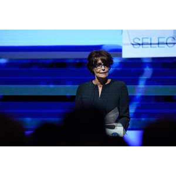 Lassessore regionale al Lavoro, formazione, istruzione, ricerca, università e famiglia Alessia Rosolen durante lintervento dapertura della terza edizione di Selecting Italy - Lassessore regionale al Lavoro, formazione, istruzione, ricerca, università e famiglia Alessia Rosolen durante lintervento dapertura della terza edizione di Selecting Italy