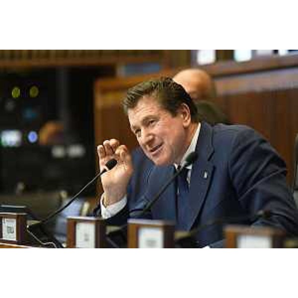 Il presidente della IV Commissione, Alberto Budai (Lega) - Il presidente della IV Commissione, Alberto Budai (Lega)