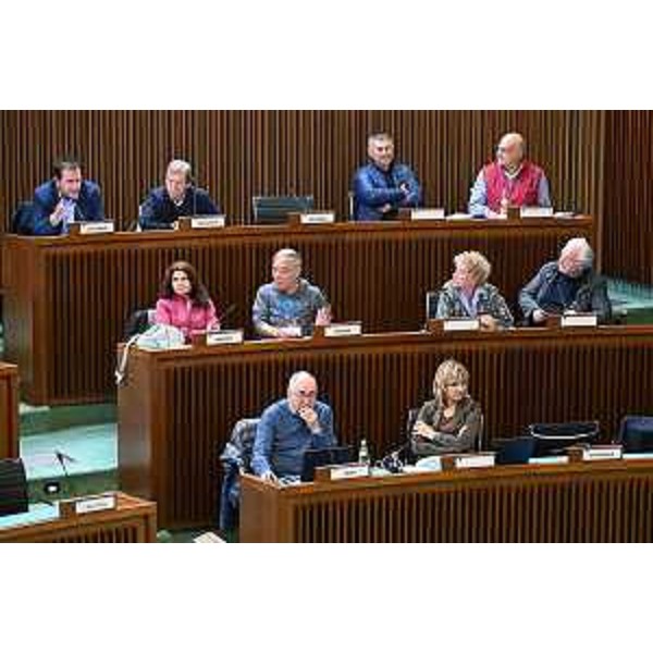 Una parte degli auditi e dei consiglieri presenti in IV Commissione - Una parte degli auditi e dei consiglieri presenti in IV Commissione