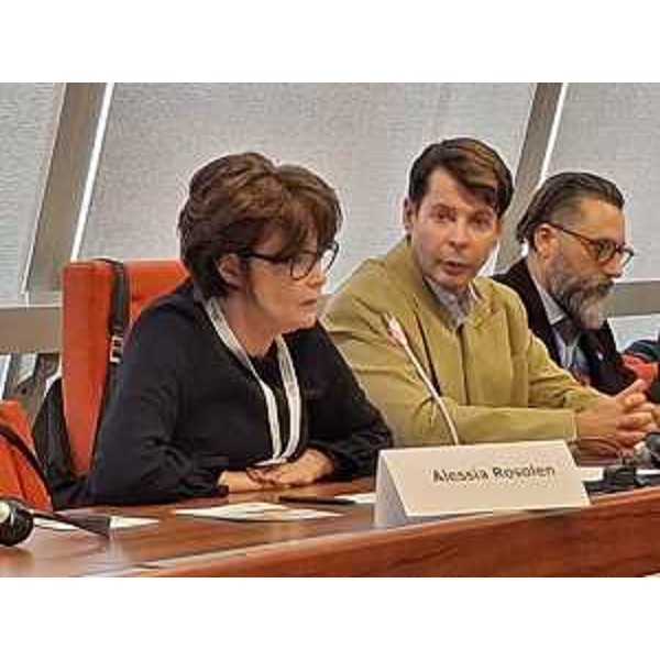 L'assessore regionale Alessia Rosolen a Strasburgo - L'assessore regionale Alessia Rosolen a Strasburgo