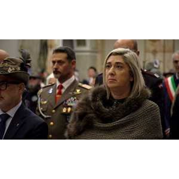L'assessore Amirante durante la cerimonia - L'assessore Amirante durante la cerimonia 