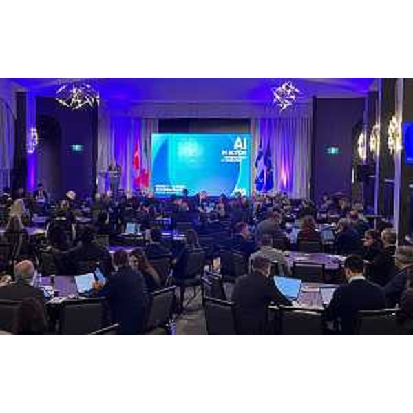 Un momento della settima edizione del Forum Canada-Italia sull'Intelligenza artificiale - Un momento della settima edizione del Forum Canada-Italia sull'Intelligenza artificiale