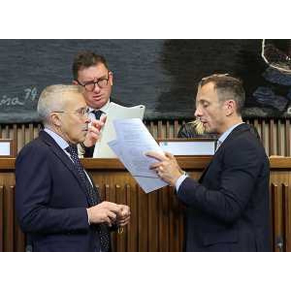 L'assessore Sergio Emidio Bini con il presidente Massimiliano Fedriga - L'assessore Sergio Emidio Bini con il presidente Massimiliano Fedriga