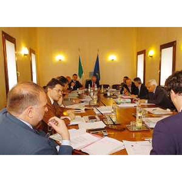 Riunione della Giunta regionale a Pordenone. (Pordenone 23705/05)
