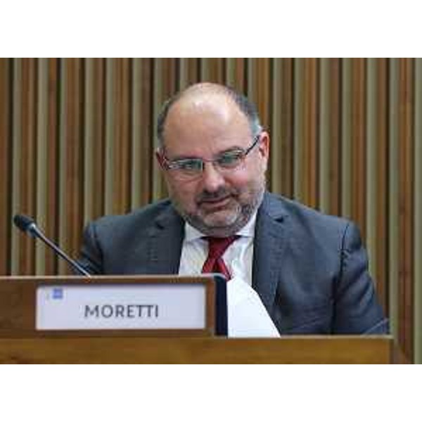 Il capogruppo del Pd, Diego Moretti - Il capogruppo del Pd, Diego Moretti