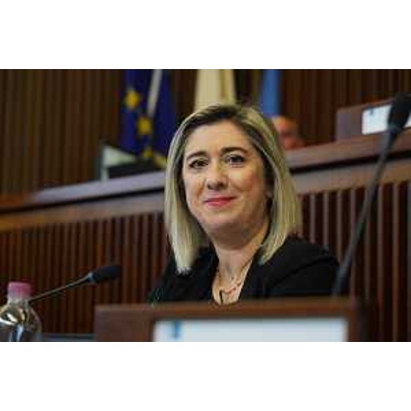 L'assessore regionale alle Infrastrutture Cristina Amirante - L'assessore regionale alle Infrastrutture Cristina Amirante