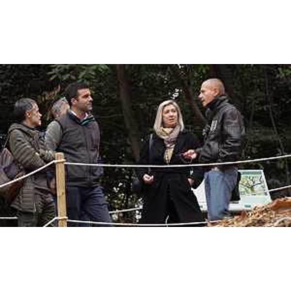 L'assessore regionale a Infrastrutture e territorio Cristina Amirante, all'evento di inaugurazione degli interventi di recupero e valorizzazione del castagneto di Borgo Fratta a Gorizia - L'assessore regionale a Infrastrutture e territorio Cristina Amirante, all'evento di inaugurazione degli interventi di recupero e valorizzazione del castagneto di Borgo Fratta a Gorizia