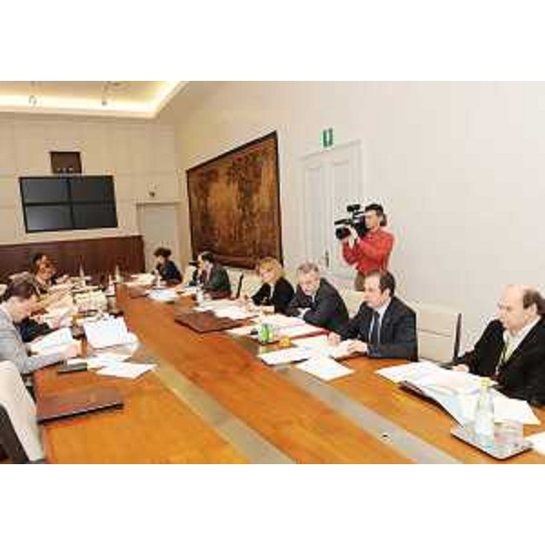 Riunione della Giunta regionale a Trieste. (Trieste 26/03/09)