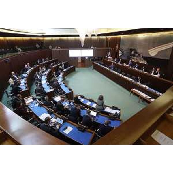 I lavori dell'Aula durante la discussione della plan Bullian - I lavori dell'Aula durante la discussione della plan Bullian