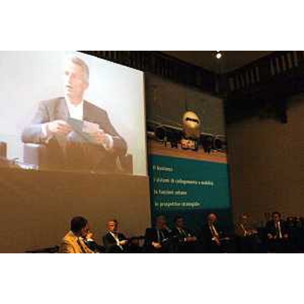 Riccardo Illy (Presidente Regione Friuli Venezia Giulia) ritratto durante il Suo intervento agli 'Stati Generali della città aeroportuale Marco Polo' (Venezia 13/10/06)